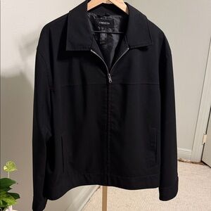 Claiborne Men's Classic Black Lightweight Jacket